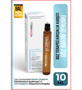 newwell göz rolon serum - New Well Buz Terapisi Göz Bakım Serumu 10ML