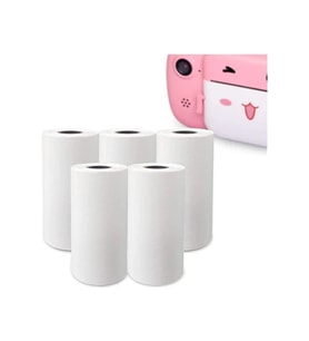 Northcity Çocuk Kamera Baskı Kağıdı 5'li Rulo - 57x25mm Termal Fotoğraf Baskı Kağıdı
