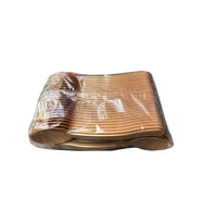 Plastik Şeffaf Altın Sarı Gold Sup Kaşık - Tatlı Dondurma Kaşığı - 12.5 Cm. - 50 Adetlik Paket