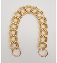 Angel Çanta Aksesuar 38 cm Çift Halkalı Light Gold Renk Zincir