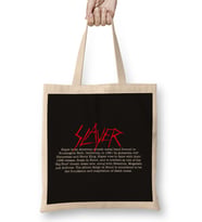 Slayer Pentagram 01 Bez Çanta Uzun Saplı