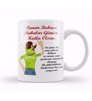 Babalar Günü Babaya Hediye 020 Kupa Bardak Porselen