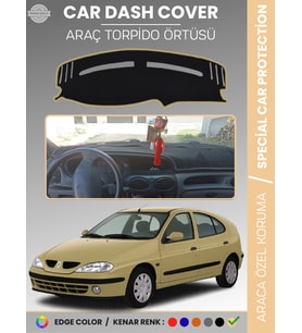 RENAULT MEGANE 1 (1999-2003) Torpido Örtüsü Ön Göğüs Koruma Torpido Koruma Tam Uyum Çatlamayı Önler