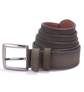 Dagoster DMK26-464DG Haki 4 cm Hakiki Deri Erkek Kemer
