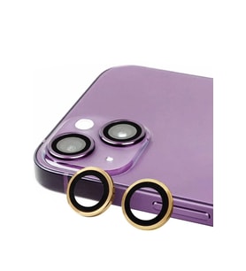 Newface Apple iPhone 15 Raze Metal Kamera Lens - Sarı