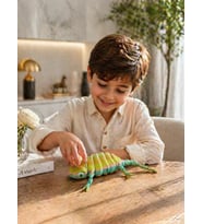 Oynar Eklemli Bukalemun – Dekoratif Biblo & Oyuncak 24 cm Renk Geçişli Figür