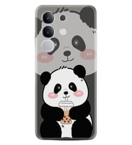 Vivo Y29 Kılıf Boutique Baskılı Resimli Milkshake Panda Pcode -058