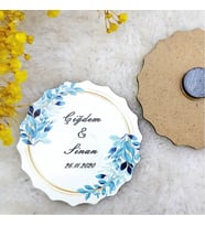 30 Adet Ahşap Nikah Buzdolabı Magnet Hediyelik5-