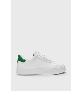 Lufian 121230053 Adel Beyaz-Yeşil Kadın Günlük Sneaker