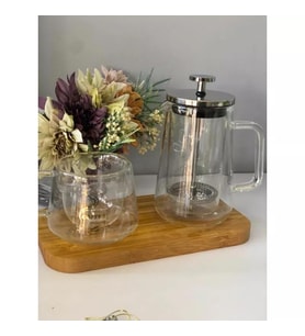 Çift Cidarlı Tekli French Press MSF005