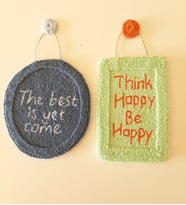 Miknitting, 2li Motivasyon magnetleri, Elişi Magnet, Punch Nakışı Magnetler