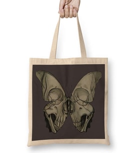 Borboleta Skull Bez Çanta Uzun Saplı