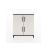 Arges Şifonyer 3 Raflı 4 Kapaklı 88x30x96 Antrasit-Aytaşı