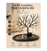 Geyik Tasarımlı Takı Askılığı ve Düzenleyici Stand, şık organizasyon için