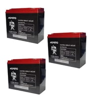 MONERO 12V-20 AMPER DİK GÜNCEL TARİHLİ E-BIKE ELEKTRİKLİ BİSİKLET AKÜ 3'LÜ PAKET 24 amper İLE AYIN EBAT. EBATLAR: 180 x 78 x 170mm