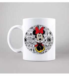 Minnie Mouse Sevgili Çift Tasarımlı Kupa