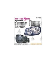 Esse Otomotiv Golf6 08-12 Sol Far - DPO-441-11C6L-LDEM2 - 5K1941005P