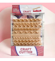 Smarta Craft Cutter Desenli Cetvel Kesiciler SK1017003 (Beyaz)