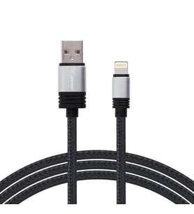 iPhone Uyumlu Hızlı Şarj Kablosu Lightning 1 mt Örgü Tip Kırılmaz Kablo
