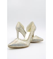 LİZSHOE KADIN ABİYE AYAKKABI MND 218421Y (Altın)