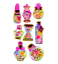 Sticker Kabartmalı Stiker Defter, Planlayıcı Etiket (sulu-905)-14x8 cm - Sulu Kum Saati
