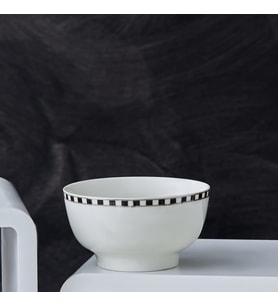 Damalı Porselen Çerezlik 11 cm