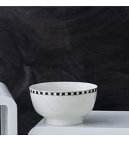 Damalı Porselen Çerezlik 11 cm