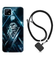 Realme C11 C21 C21Y C25Y C11 2021 Kılıf Boyun Askılı Silikon Old Owl 1649