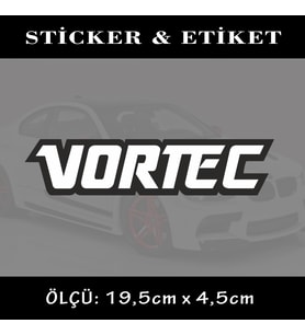 VOR YAZI oto sticker yazı 2ADET - araba kask motosikler kamyonet minibüs uyumlu etiket