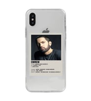 Iphone X / Xs Uyumlu Eminem Desenli Şeffaf Telefon Kılıfı