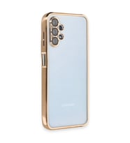 Samsung Galaxy A13 4g Kılıf Razer Lensli Silikon - Gold