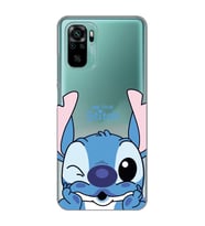 Redmi Note 10/Note 10S Uyumlu We Love Stitch Desenli Şeffaf Telefon Kılıfı