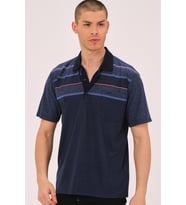 T0721 DEWBBERY ERKEK T-SHIRT-İNDİGO