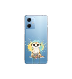 Redmi Note 12 5G ile Uyumlu Splash Mirket Tasarımlı Şeffaf Silikon Kılıf