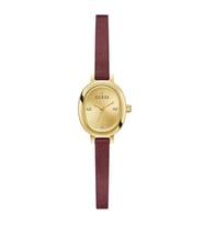 GUESS GUGW0925L7 BORDO DERİ KORDON OVAL KADIN KOL SAATİ
