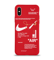 Apple iPhone X Uyumlu Lansman Kılıf Sneakers Tasarımlı Altı Kapalı İçi Kadife Kaplı Silikon Kapak (Şeffaf)