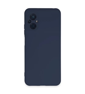 Xiaomi Poco M5 Kılıf Nano İçi Kadife Silikon - Lacivert