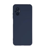 Xiaomi Poco M5 Kılıf Nano İçi Kadife Silikon - Lacivert