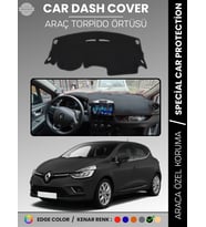RENAULT CLİO 4 (2012-2020) Torpido Örtüsü Ön Göğüs Koruma Torpido Koruma Birebir Uyum Kaymaz