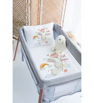 %100 Delux Pamuk Isme Özel 70x120 Park Yatak Nevresim Takımı