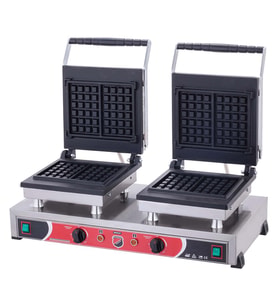 Işıkgaz Silver Endüstriyel Elektrikli Kare Waffle Makinesi - 4 Lü