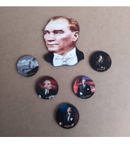 AHŞAP DUVAR SÜSÜ ATATÜRK KAFA