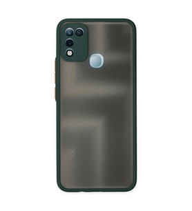 İnfinix Hot 10 Play Kılıf Montreal Silikon Kapak - Yeşil