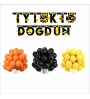 İNŞAAT TEMALI MİNİ BALON+BANNER SETİ