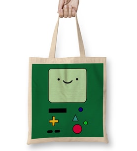 Adventure Time Bmo 05 Bez Çanta Uzun Saplı
