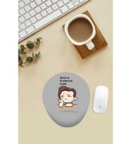 Bıhtıh Ya Bi Farklılık Olsun Desenli Bilek Destekli Mouse Pad