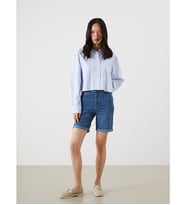 LCW Jeans İndigo Bermuda Fit Kadın Jean Şort