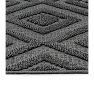 Makine Kaymaz Yıkanabilir Antrasit Bohem Triko Salon Halısı Mutfak Halısı Koridor Halısı Yolluk Anthracite