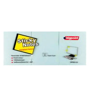 Bigpoint Yapışkanlı Not Kağıdı 3 Lü 40 mm x 50 mm Mavi (4 Lü Paket)