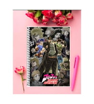 Jojo's Bizarre Advanture Anime Defter 1 Adet Özel Tasarım A4 Boyutu 21*29 Cm Telli Kareli Defter
